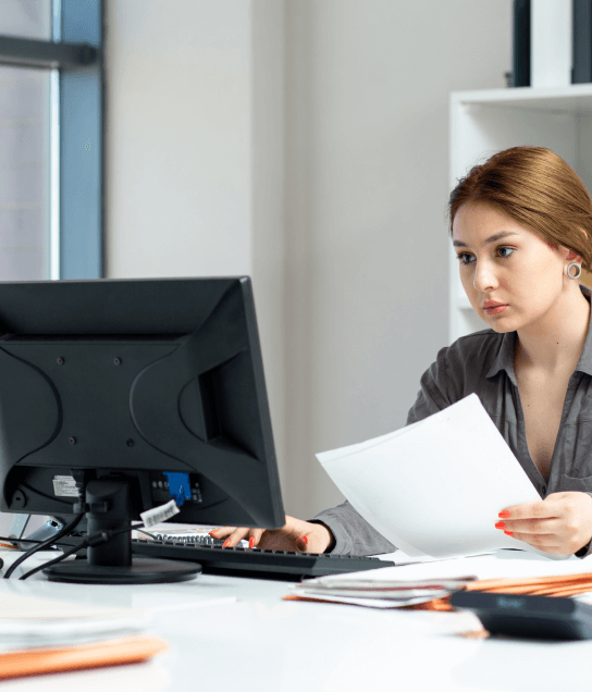 Customer using accurate translation services in Houston for their Divorce Certificate to meet legal requirements for USCIS.