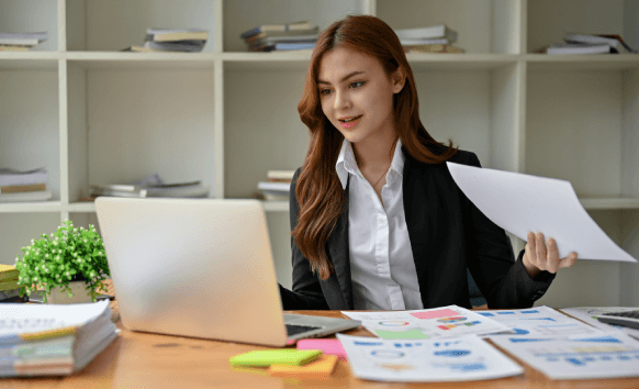 Translator providing Birth Certificate Translation Services in Houston to help a client submit certified documents for USCIS.