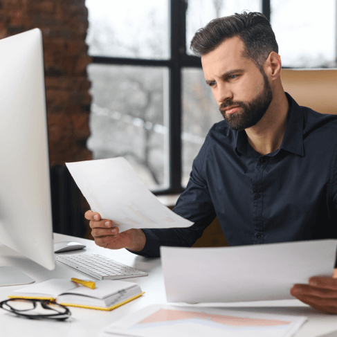 Customer using Birth Certificate Translation Services in Houston for personal and academic documents.