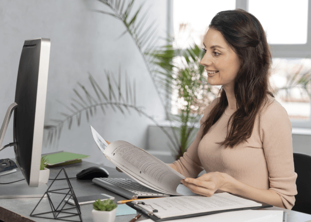 Client utilizing certified document translation services for submission to government agencies in Houston, ensuring accuracy.